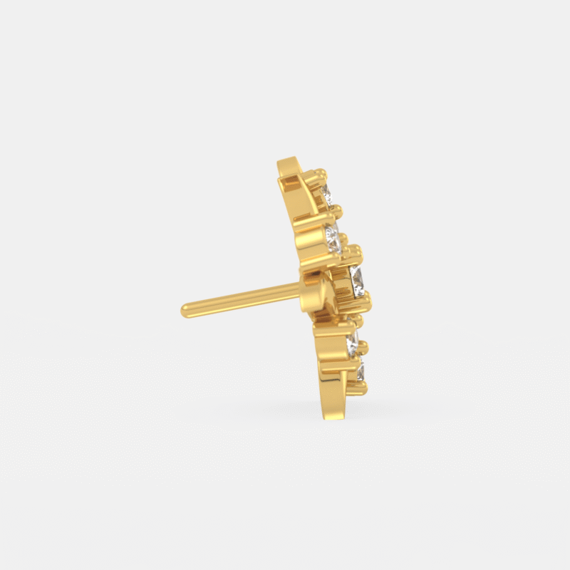 Modern Diamond Nose Pin - Image 4