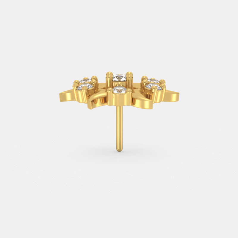 Modern Diamond Nose Pin - Image 7