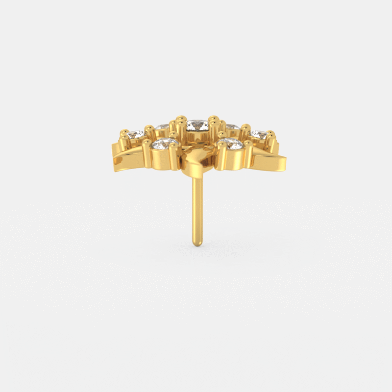 Modern Diamond Nose Pin - Image 2