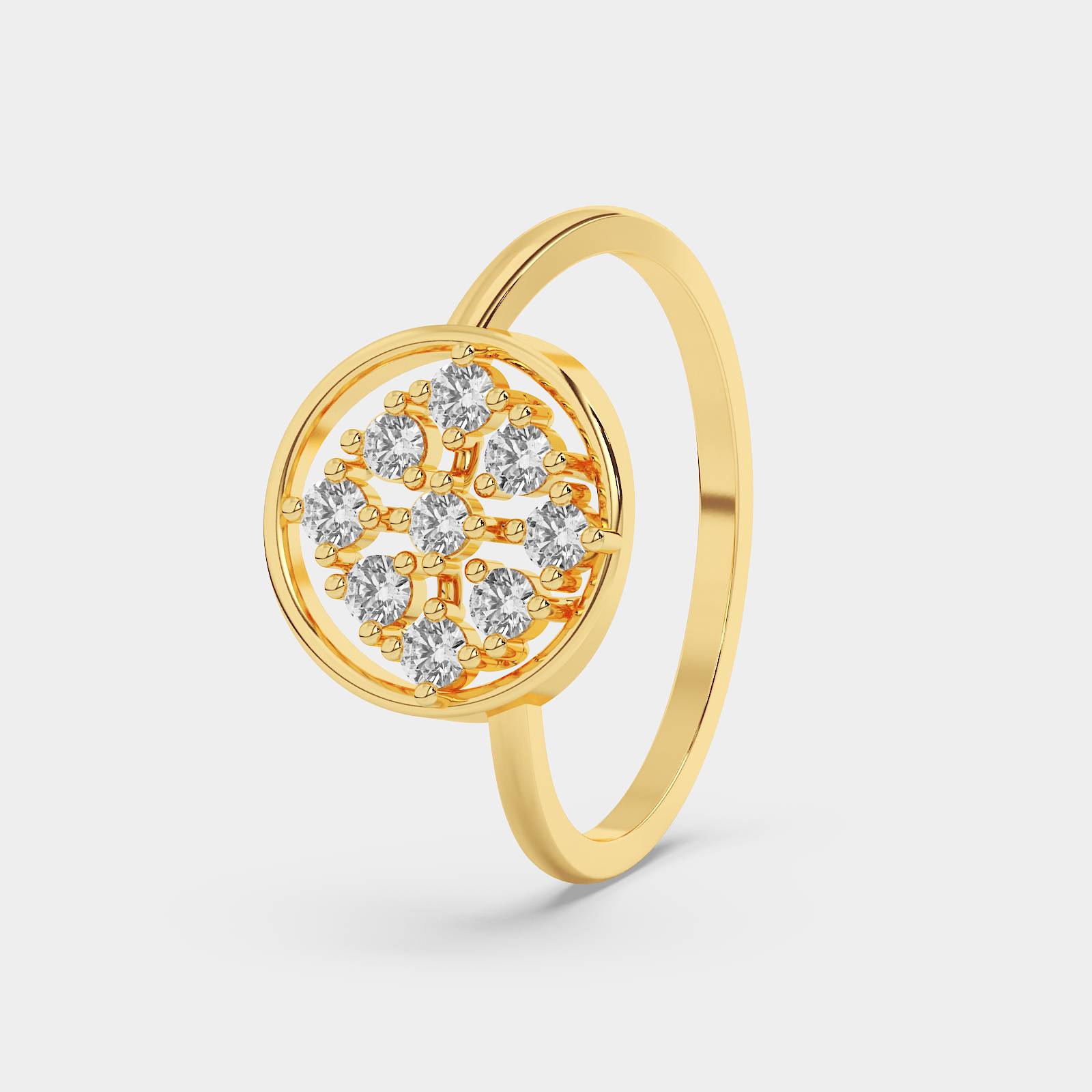 Aria Diamond Gold Ring - Image 2