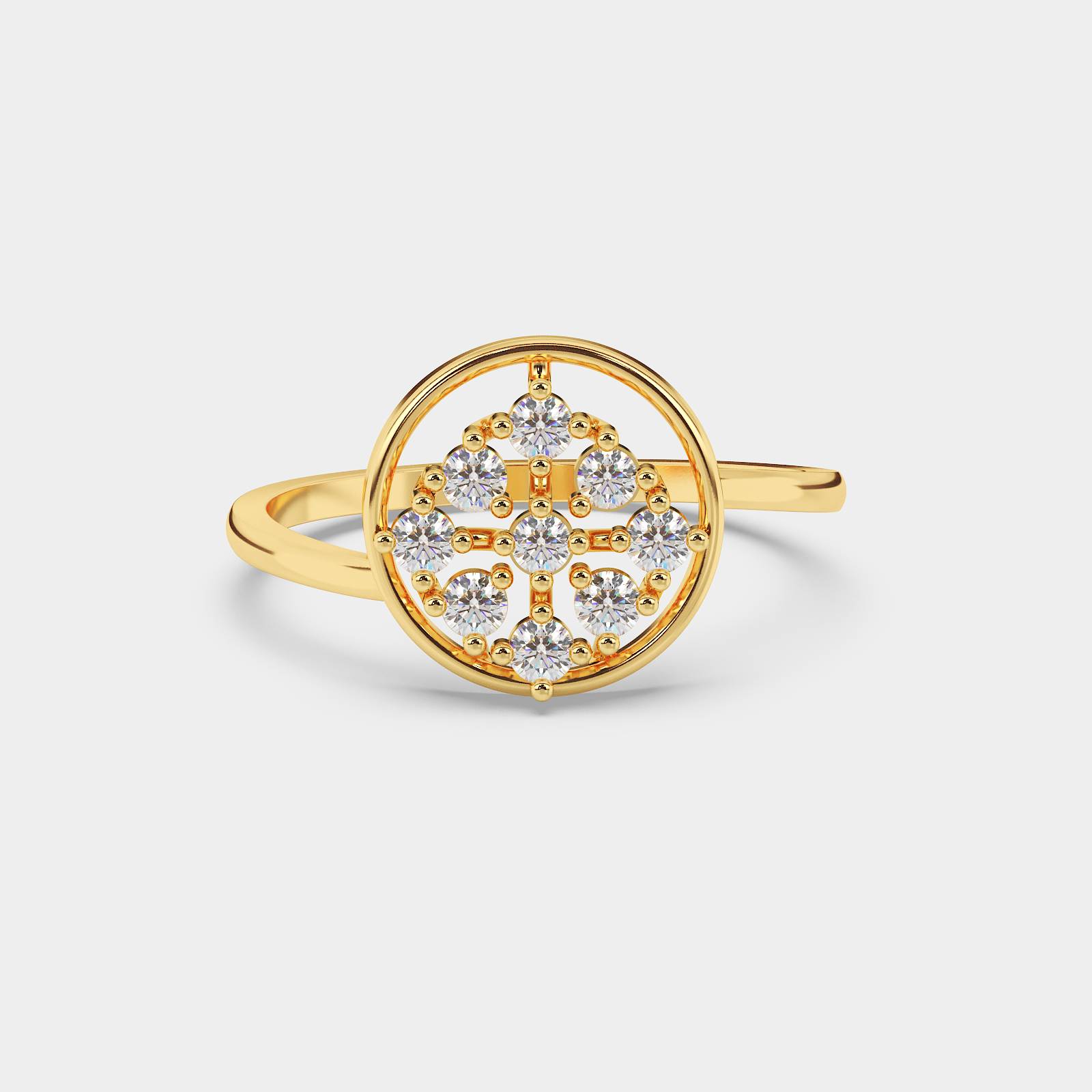 Aria Diamond Gold Ring - Image 3