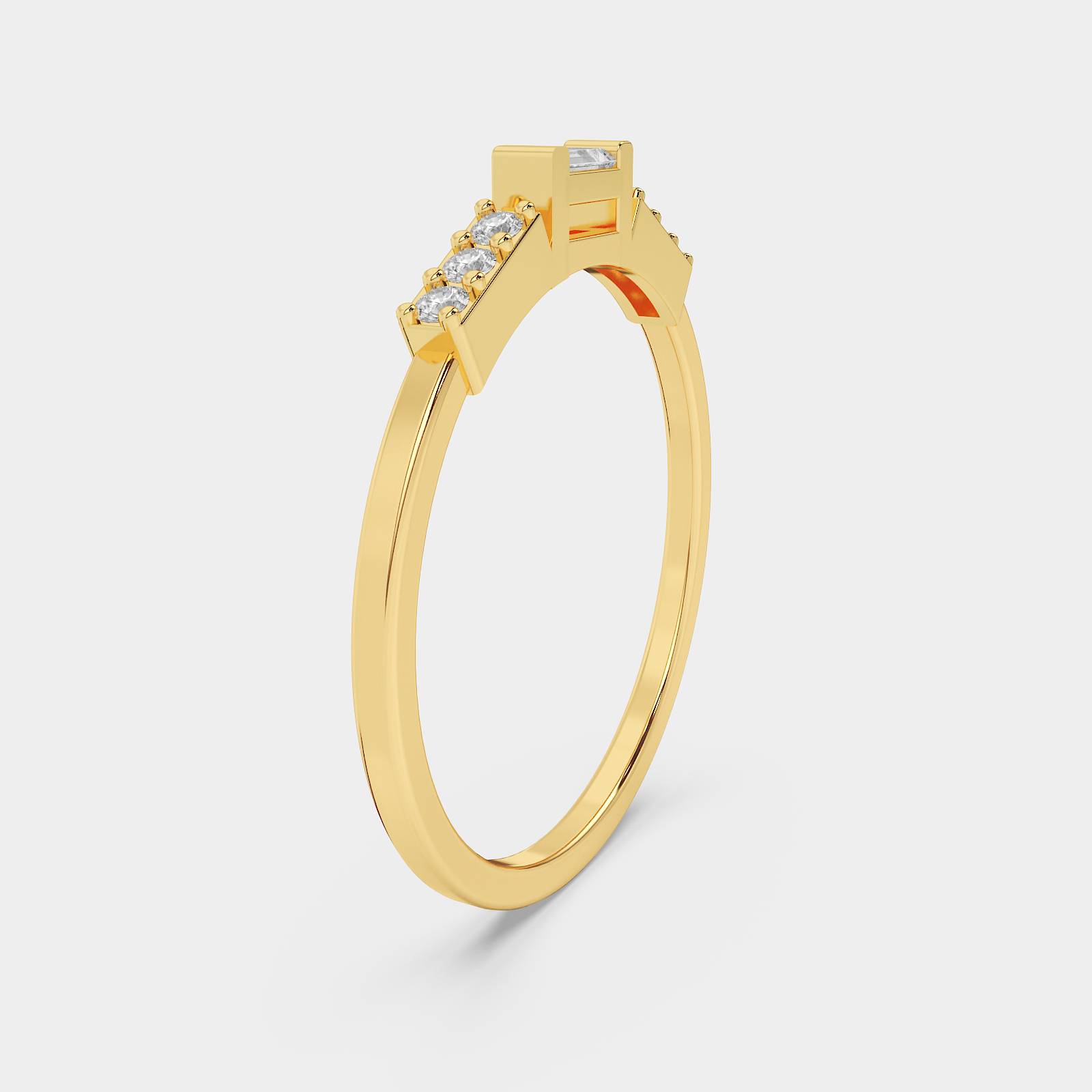 Elara Diamond Gold Ring - Image 2