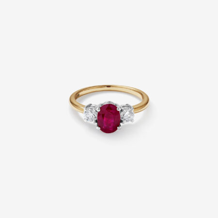London Red Topaz Ring
