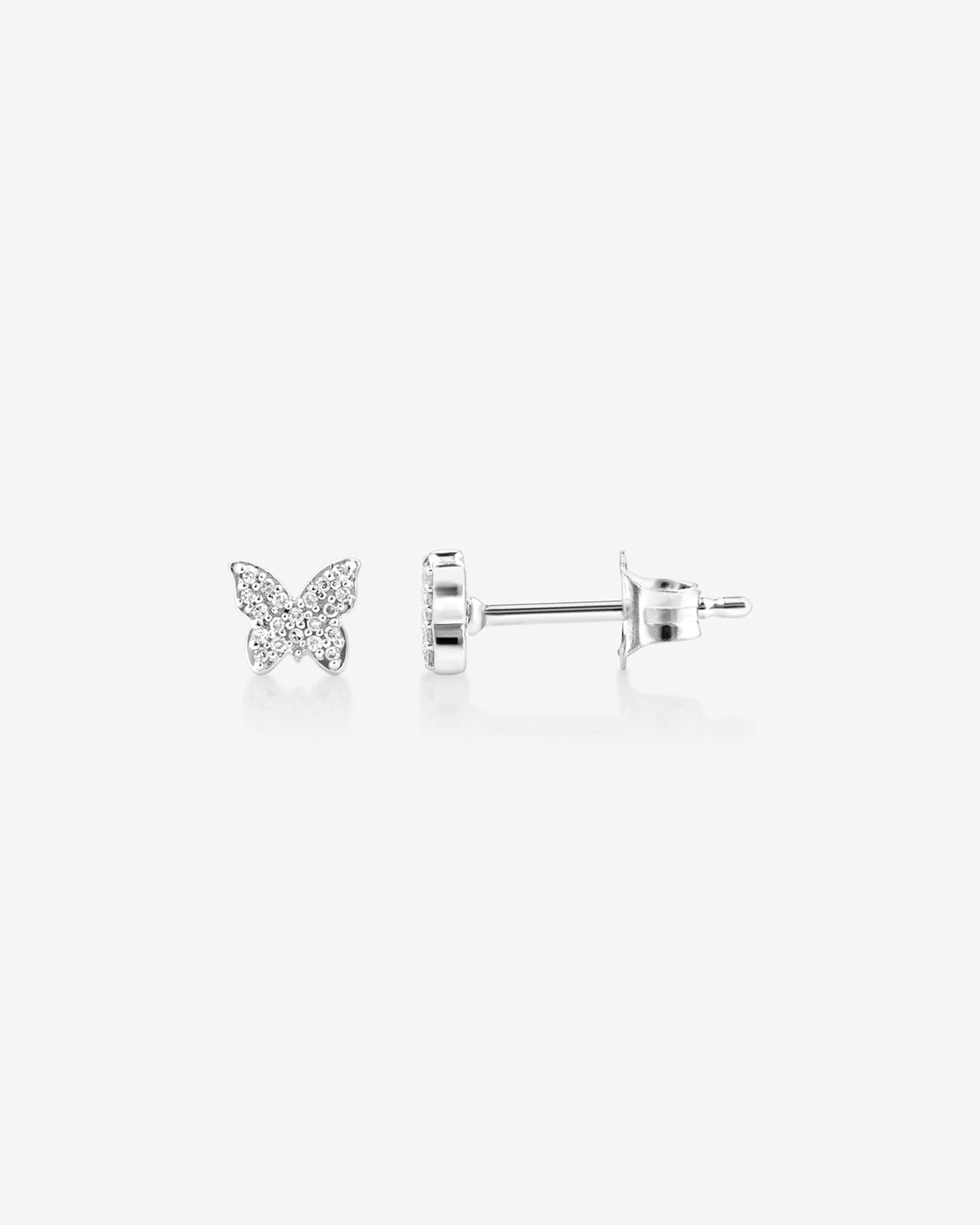 Shimmering Mariposa Diamond Studs - Image 2