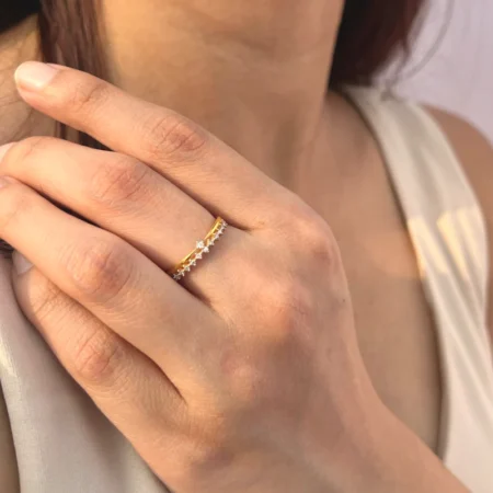 Royal Double Crown Ring