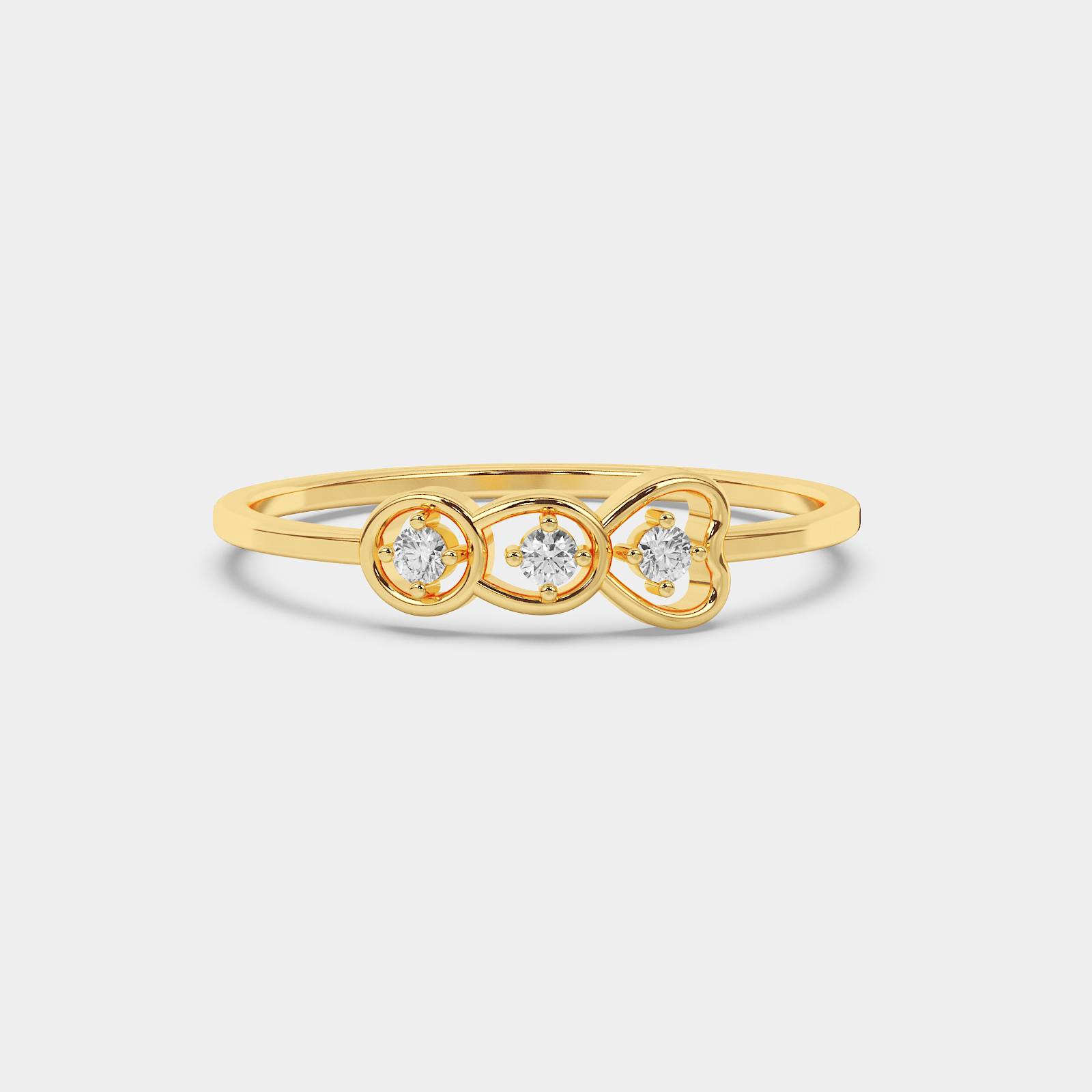 Trinity Love Diamond Ring