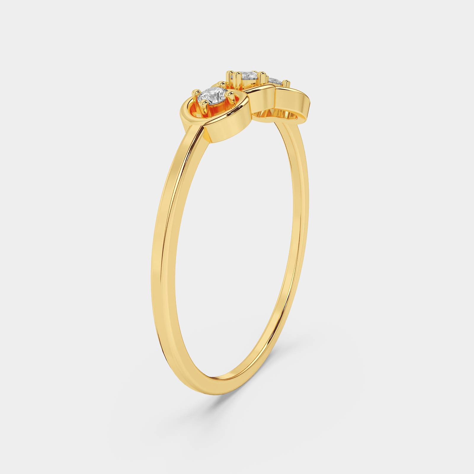 Trinity Love Diamond Ring - Image 3