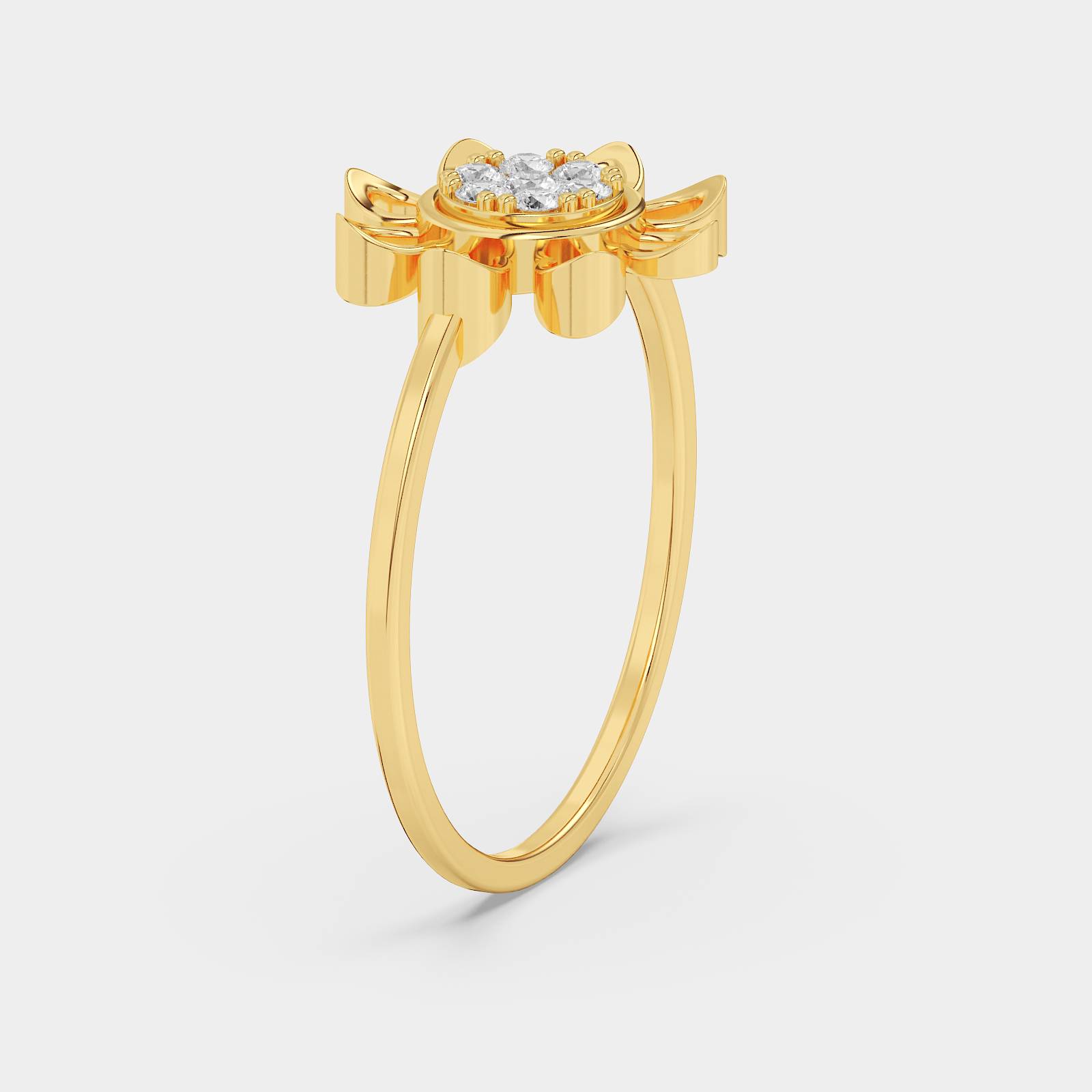 Golden Bloom  Daisy Ring - Image 4