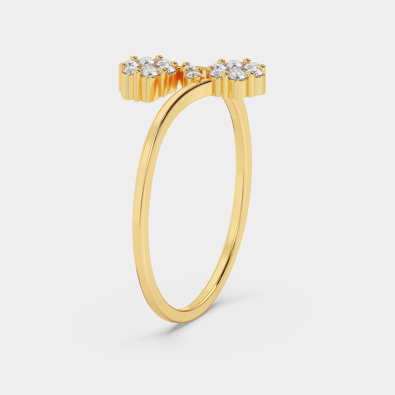 Twin Floral Ring - Image 3