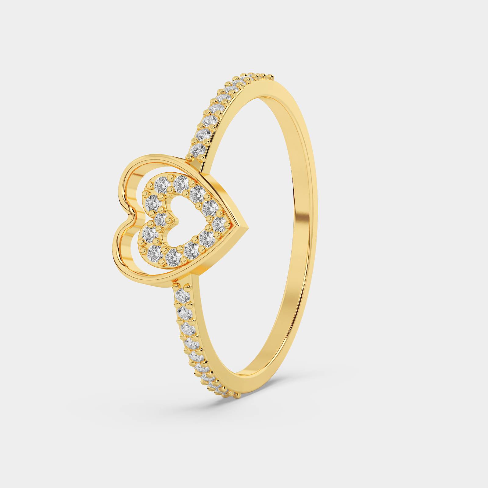 Eternal Double Heart  Ring - Image 3